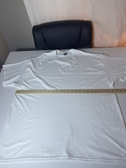 Gildan Men’s T-Shirt Heavy Cotton Short Sleeve Plain Blank White Tee Sz 2XL New