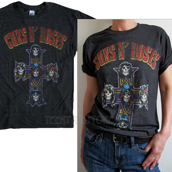 Guns N’ Roses Appetite for Destruction Tri-Blend Special Soft Fabric T-shirt MEN