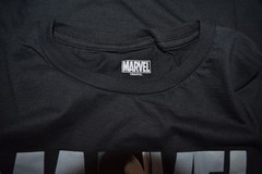 Marvel Mens Black Panther Logo Fill Black Shirt NWT XL