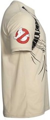 Adult Ghostbusters Costume T-Shirt with Four Name Patches Halloween Cosplay Tee
