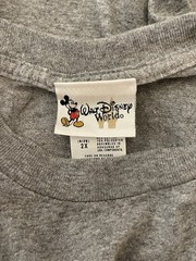 VTG WDW Disney Blizzard Beach Ski Patrol Mens 2XL Grey Long Sleeves Shirt