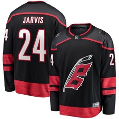 Men’s Carolina Hurricanes Black Home Premium Custom Stitched – Full Size