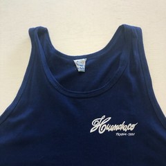 vtg 90s Huanchaco SURF Tank Top Sz Muscle Shirt Trujilla Peru Beach Sunset