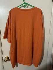 Foundry Supply Co. Adult 5XL Orange 100% Cotton T-Shirt w/ Front Pocket