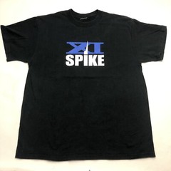 Spike Wireless Vintage Gaming Tech Black Double Sided T Shirt Mens Size XL