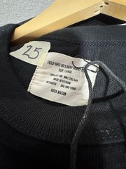 25 Buck Mason Black Field Spec 90’s Boxy Heavy Tee. Size Large