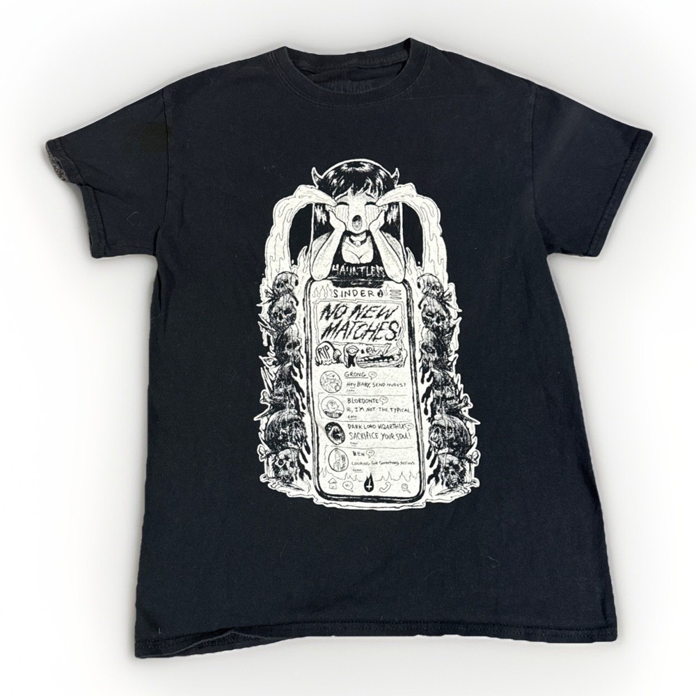 Hauntless Sinder Dating Shirt, Anime/hentai/ecchi Horror Size Small