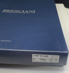 Bresciani 1970 100% Cotton Supremo Tank Wide 01 Nero XL New With Tags