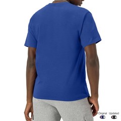 Champion Men Classic Jersey Script T-Shirt Surf The Web Blue XL