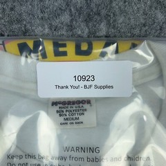 VTG McGregor Shirt Mens Medium White League Water Sports Swimming USA 80s Tee