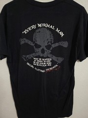BC Shirt Mens Large Black Every Normal Man Skull Pirate Graphic Tee Quote