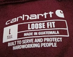 NEW Mens Carhartt Loose Fit Logo Long Sleeve Shirt Large Tall LT (IRREGULAR)