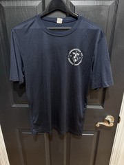 U.S. Navy COMSUBDEVRON 5 Submarines Navy Blue T-Shirt Medium Athletic Shirt