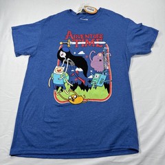Adventure Time NWT Royal Heather Size M T-Shirt Shirt Cartoon Network