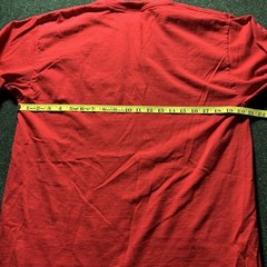 Friends TV Show NBC Experience Store Shirt LARGE Red Embroidery VTG Long Sleeve