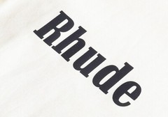 RHUDE Men Coconut Tree High Quality Leisure Cotton Short Sleeve T-Shirt M-2XL