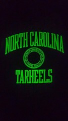 North Carolina Tarheels Glow in Dark – Unisex Regular Fit Color Baby Blue