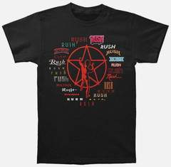 Rush Evolution Of Logo T-shirt