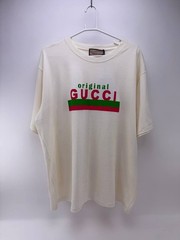 Gucci Mens Original Gucci 616036 Off-White Short Sleeve T-Shirt Size 4XL