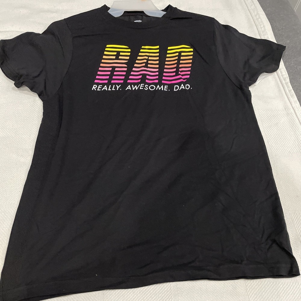 Way To Celebrate Men’s Father’s Day ‘Really Awesome Dad’ Graphic T-Shirt Black L