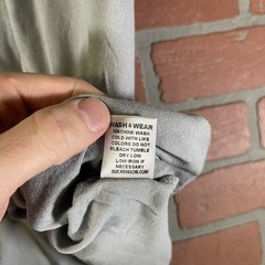 Buck Mason Costa Curved Hem Tee Shirt Harbor Blue Men’s XXL Made In USA NWT