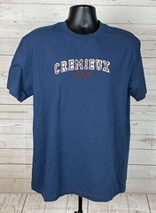 Cremieux Shirt Adult Large Blue Short Sleeve Stitched Graphic T Shirt New ST211