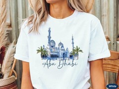 Abu Dhabi T-Shirt Travel Gift for UAE Trip Lovers Souvenir Tee