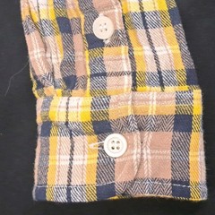 CBGB & Omfug Flannel Sleeve T-shirt Small Unisex Goodie Two Sleeves Black