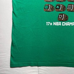 Boston Celtics Got Rings 2008 NBA Champions T Shirt Mens XL Green 17x Champs NBA