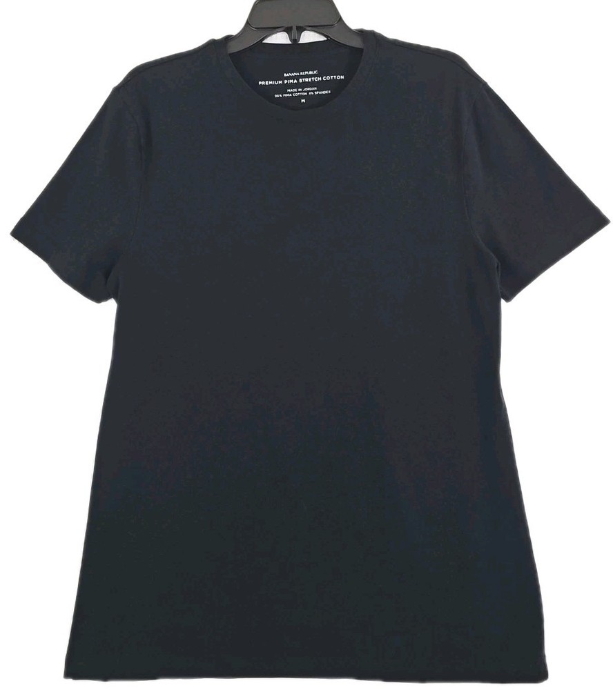 Banana Republic ~Men’s Size M~ Black Short Sleeve Crew Neck T-Shirts.