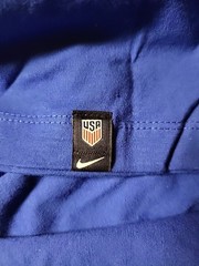 Nike USMNT 22 Swoosh Blue T-shirt Mens X-LARGE XL Soccer USA Tee NEW