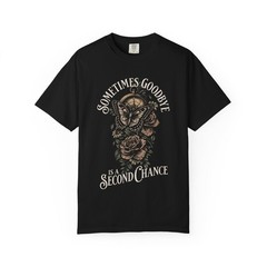 Vintage Botanical Rock Shirt Distressed Butterfly Compass Graphic Tee