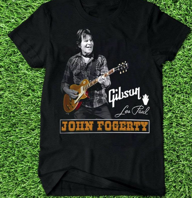 Memory John Fogerty Live Concert Black Cotton S-234XL Unisex t-shirt 1VT0085