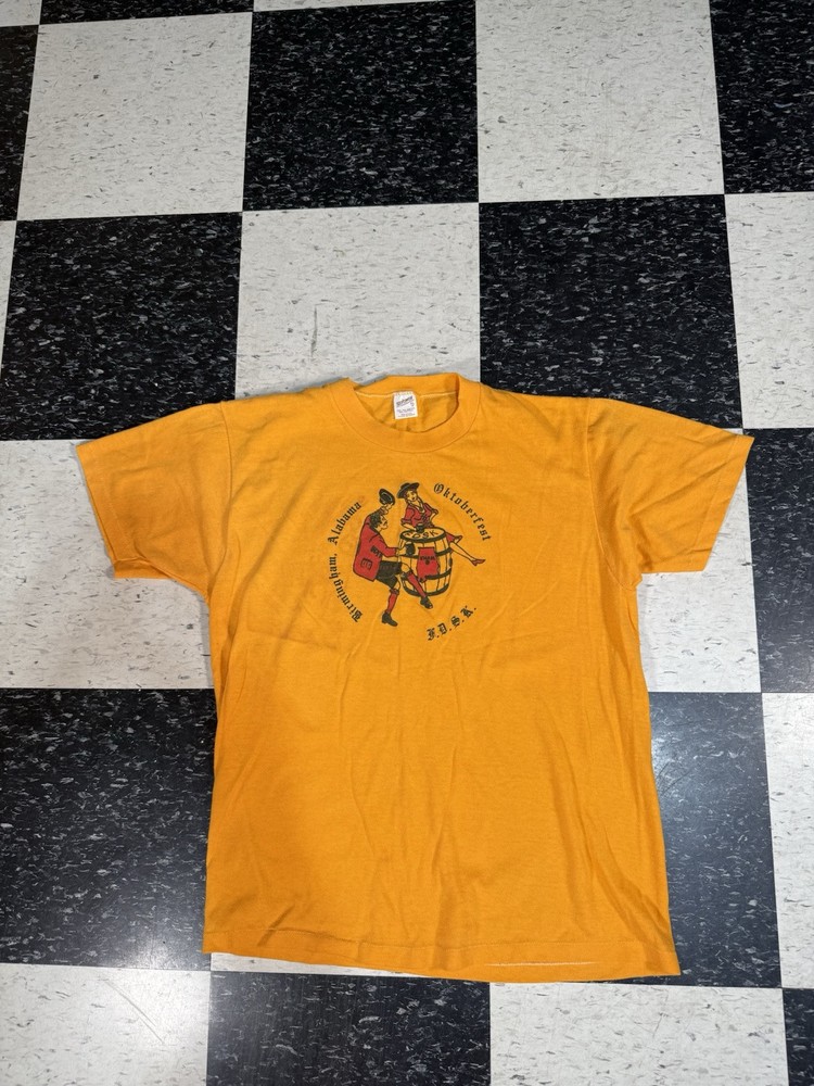 Vintage 70s Oktoberfest Birmingham, AL T-shirt Size XL