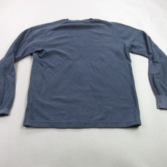 Aspesi Shirt Mens 50 Long Sleeve Crew Neck Blue Lightweight Casual Outdoors