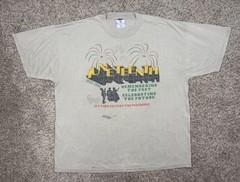 Vintage 1997 Juneteenth Celebration Shirt Sz 2XL Tiger Woods Jackie -Distressed