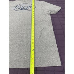 Volcom Garaged Short Sleeve T-Shirt Heathered Grey Graphic Skate Tee Size L