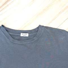 Vintage MIDA Undici Made In Italy Mens 100% Premium Cotton Grey T Shirt Large