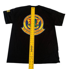 USMC Men’s Size L 2nd Battalion 4Th Marines Short Sleeve Black T-Shirt NEW