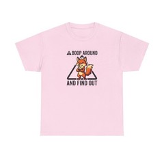 Boop Around and Find Out T-Shirt Funny Furry Fox Wolf Gamer Graphic Tee