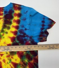 Handmade Tie Dye Adult Unisex T-Shirt Size Large Multicolor Tee New