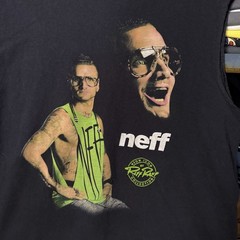 Neff x RiFF RAFF Neon Icon Collection Distressed Sleeveless Muscle Tee