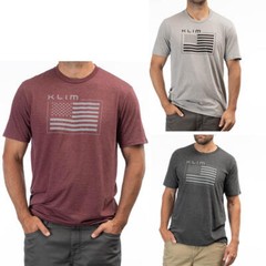 KLIM Men’s Patriot Klim Flag Tri-blend Short Sleeve Tee Shirt