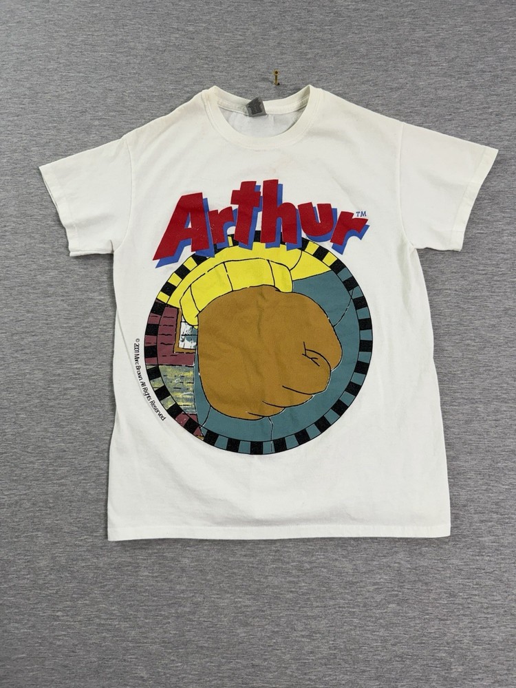 Vintage 2001 Arthur Cartoon Shirt. youth/childen size S. animated TV show