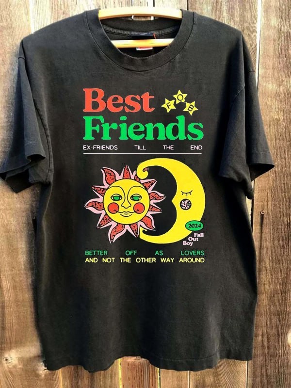 Fall Out Boy Best Friends Ex-Friends Till The End tour shirt KV41591