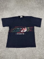 Vintage Hard Rock Cafe Shirt Mens Large Black Shah Alam Malaysia Grand Prix 90s