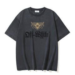 Off White T-Shirt Black S-M-L-XL