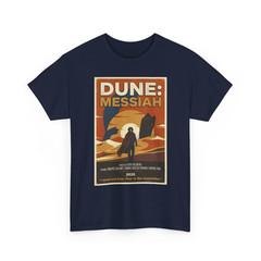 Dune Messiah T Shirt Retro Sci Fi Movie Poster Graphic Vintage Black Tee