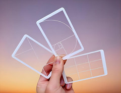 Golden Ratio, Fibonacci & Rule of Thirds Composition Tool Credit Card-Sized View