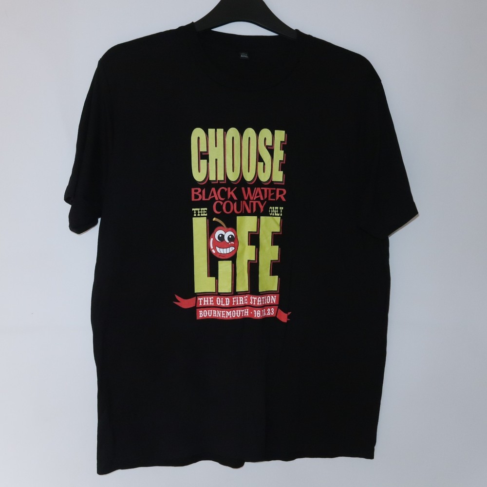 Black Water Country T-Shirt Size XL Music Live Band Bournemouth Fire Station